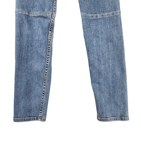 Ben Taverniti Unravel Project Skinny Jean 24 Women Lt Blue Button Fly High Rise - Picture 12 of 13